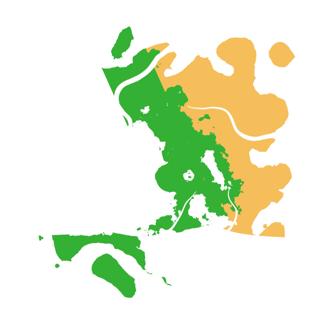 Biome Rust Map: Procedural Map, Size: 3000, Seed: 54837271