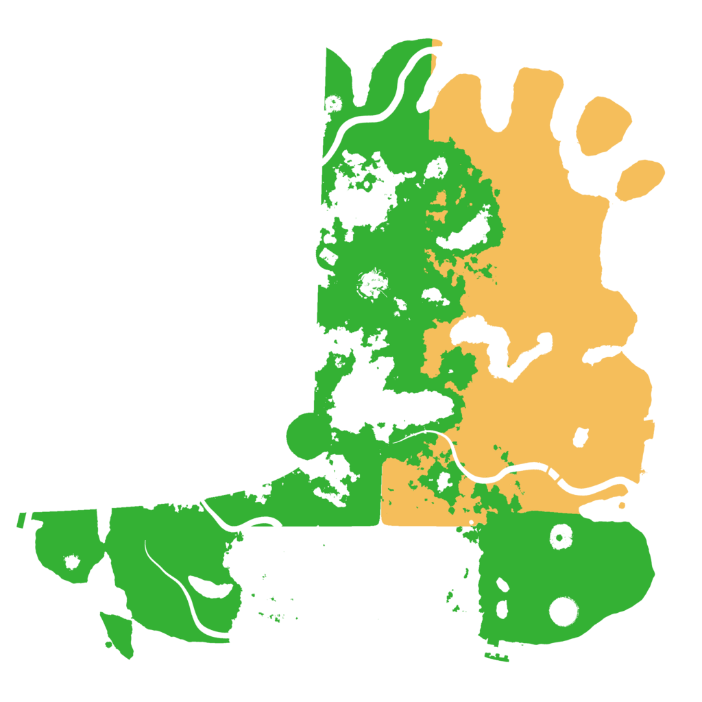 Biome Rust Map: Procedural Map, Size: 4300, Seed: 366667190