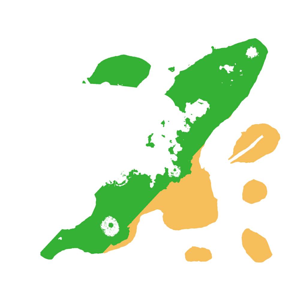 Biome Rust Map: Procedural Map, Size: 2500, Seed: 123321