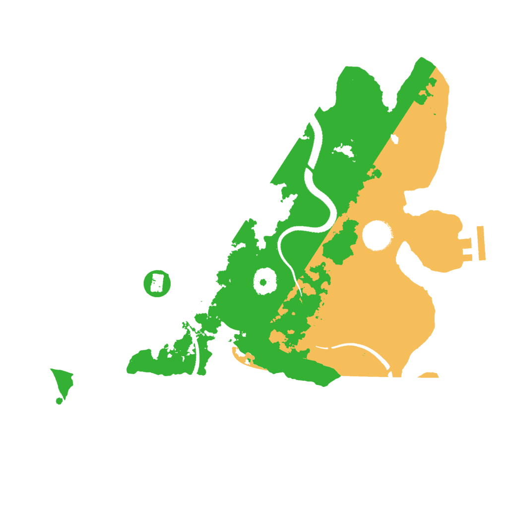 Biome Rust Map: Procedural Map, Size: 3000, Seed: 116707206
