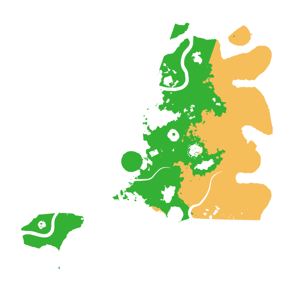Biome Rust Map: Procedural Map, Size: 3800, Seed: 171754344