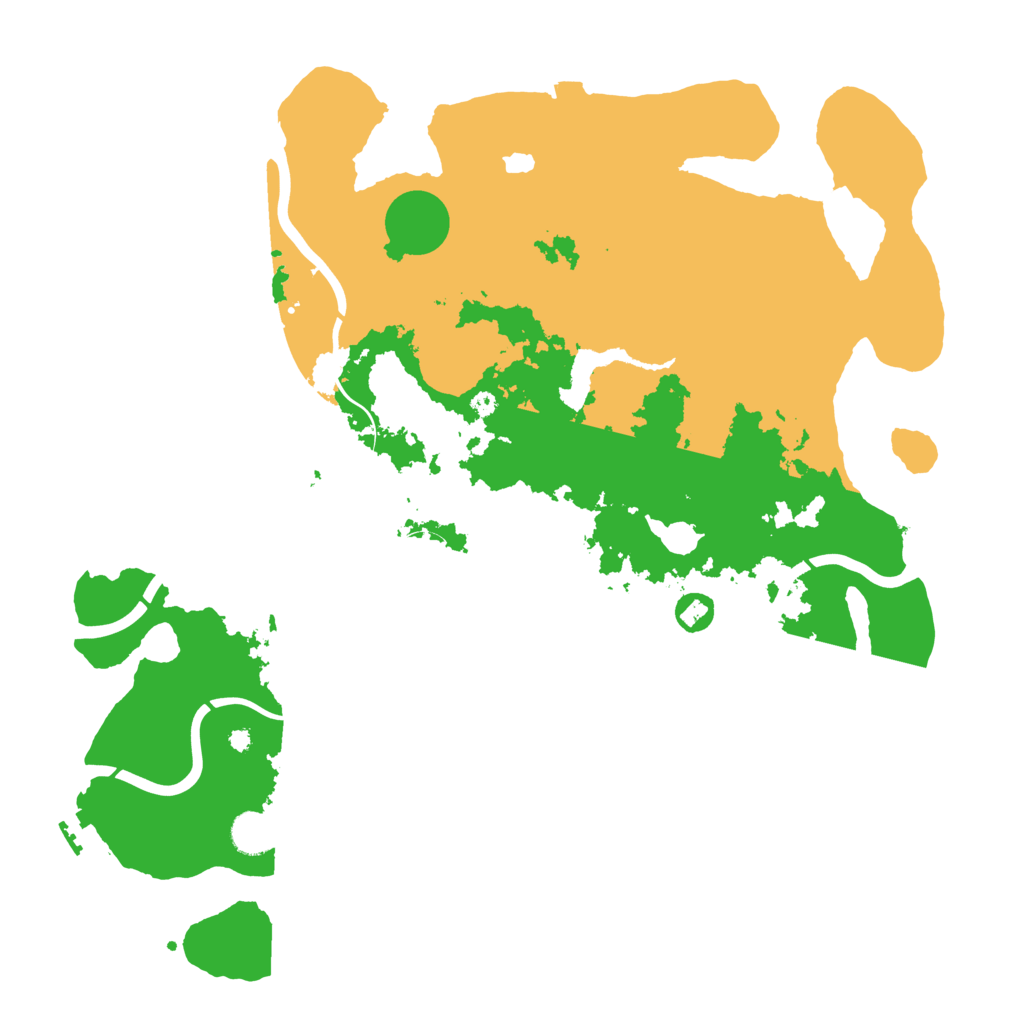 Biome Rust Map: Procedural Map, Size: 4200, Seed: 516584