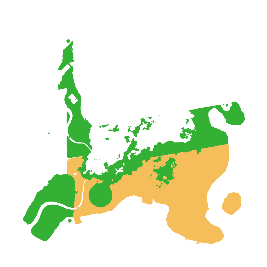 Biome Rust Map: Procedural Map, Size: 3000, Seed: 231233123