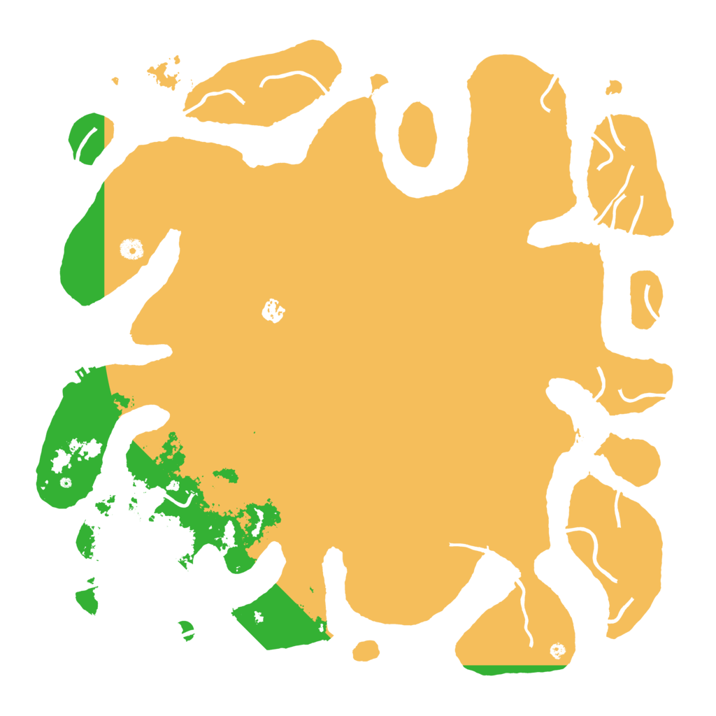 Biome Rust Map: Procedural Map, Size: 4800, Seed: 20210401