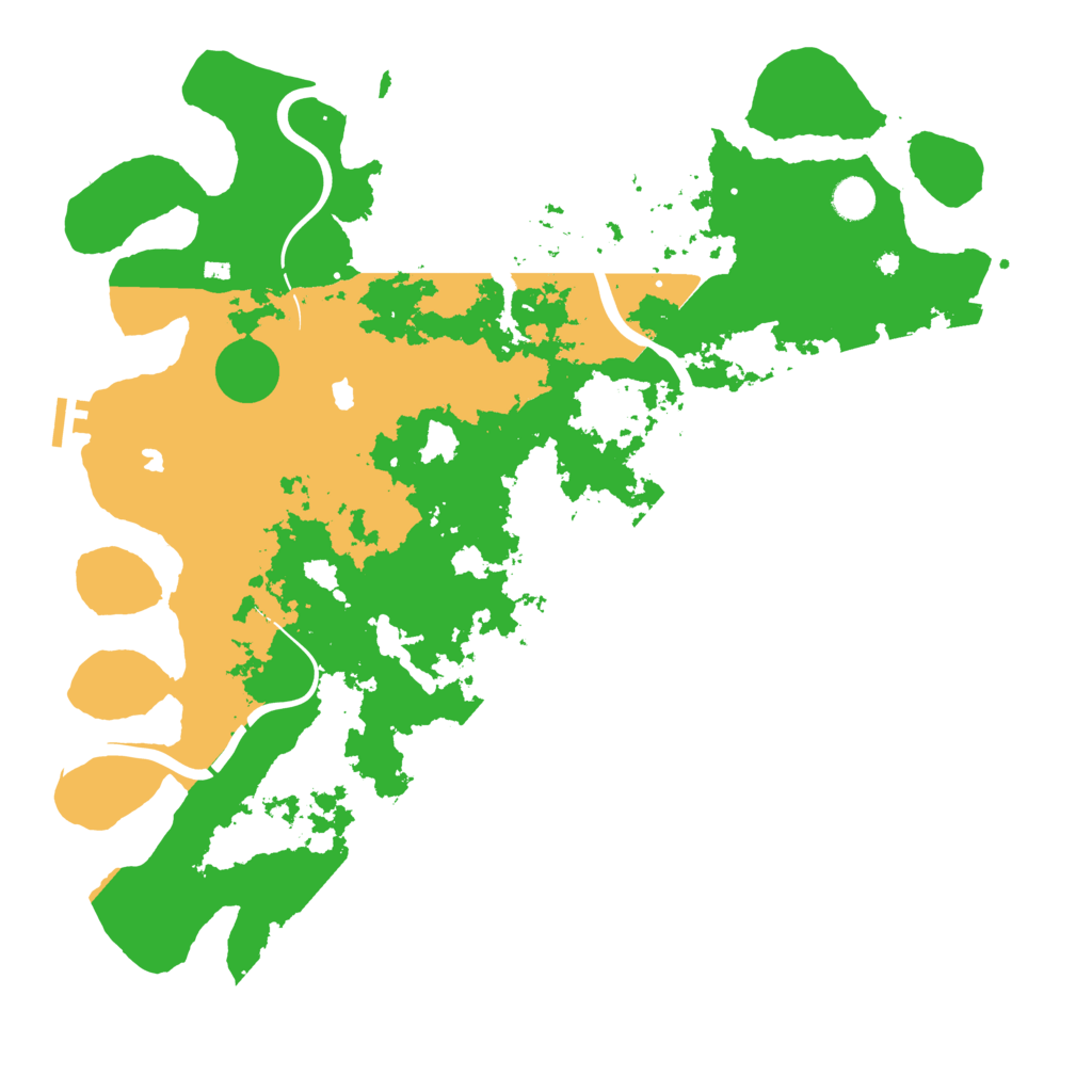 Biome Rust Map: Procedural Map, Size: 4500, Seed: 972603786