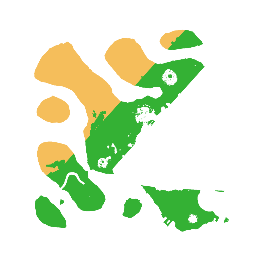 Biome Rust Map: Procedural Map, Size: 2595, Seed: 1898