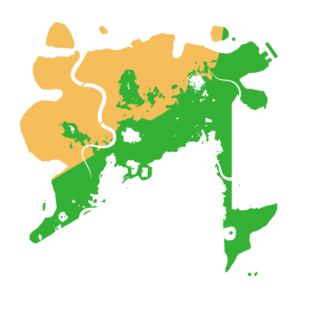 Biome Rust Map: Procedural Map, Size: 3500, Seed: 275273