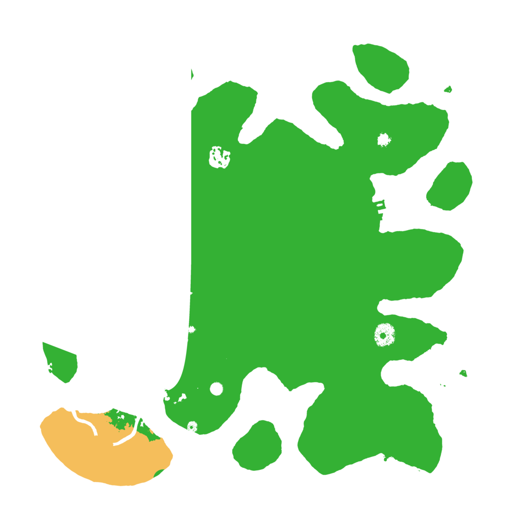 Biome Rust Map: Procedural Map, Size: 3500, Seed: 499807498