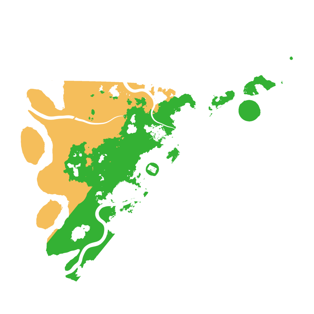 Biome Rust Map: Procedural Map, Size: 3900, Seed: 1672819067
