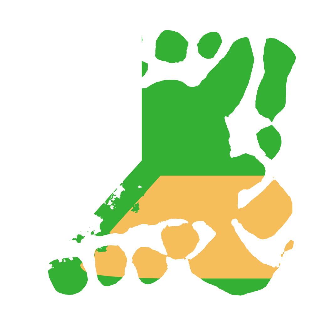 Biome Rust Map: Barren, Size: 3500, Seed: 66567920