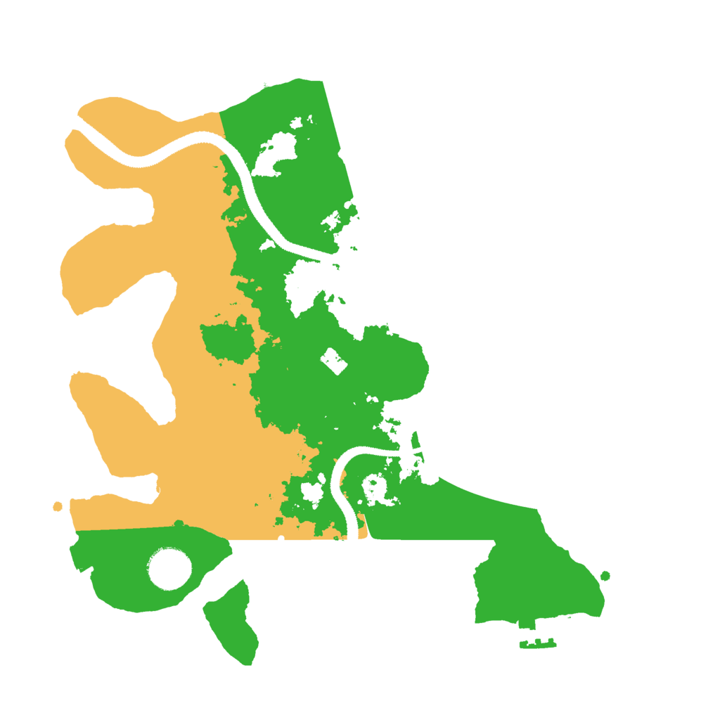 Biome Rust Map: Procedural Map, Size: 3000, Seed: 264517361