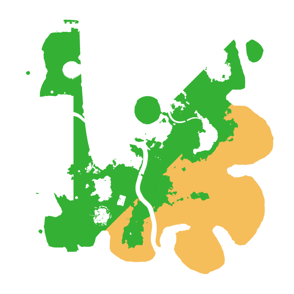 Biome Rust Map: Procedural Map, Size: 3000, Seed: 1576614243