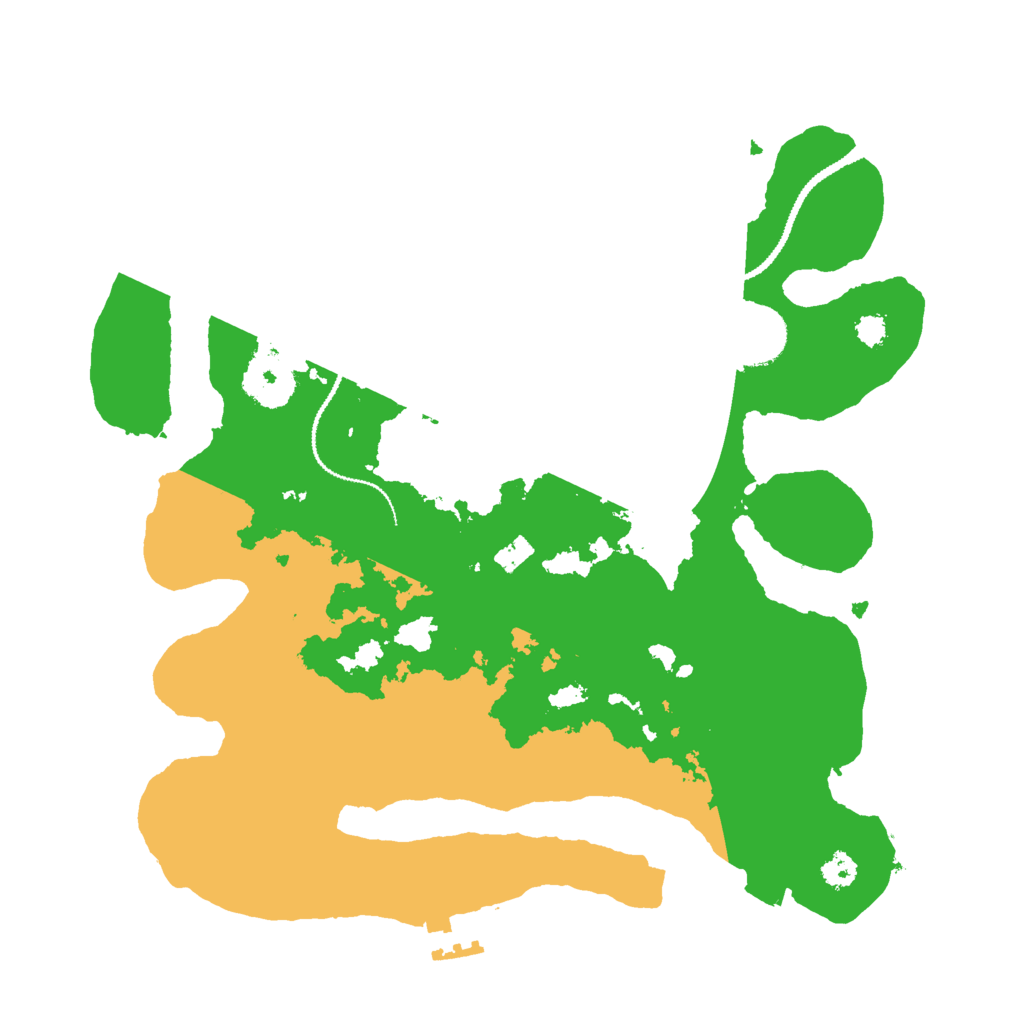 Biome Rust Map: Procedural Map, Size: 3000, Seed: 1242232642