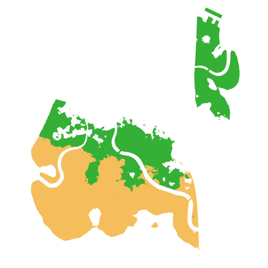 Biome Rust Map: Procedural Map, Size: 3000, Seed: 73402025