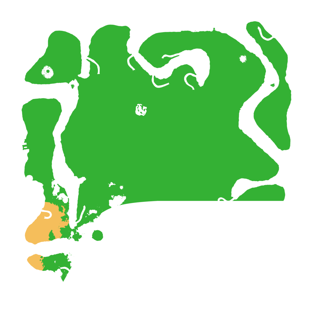 Biome Rust Map: Procedural Map, Size: 4000, Seed: 14500