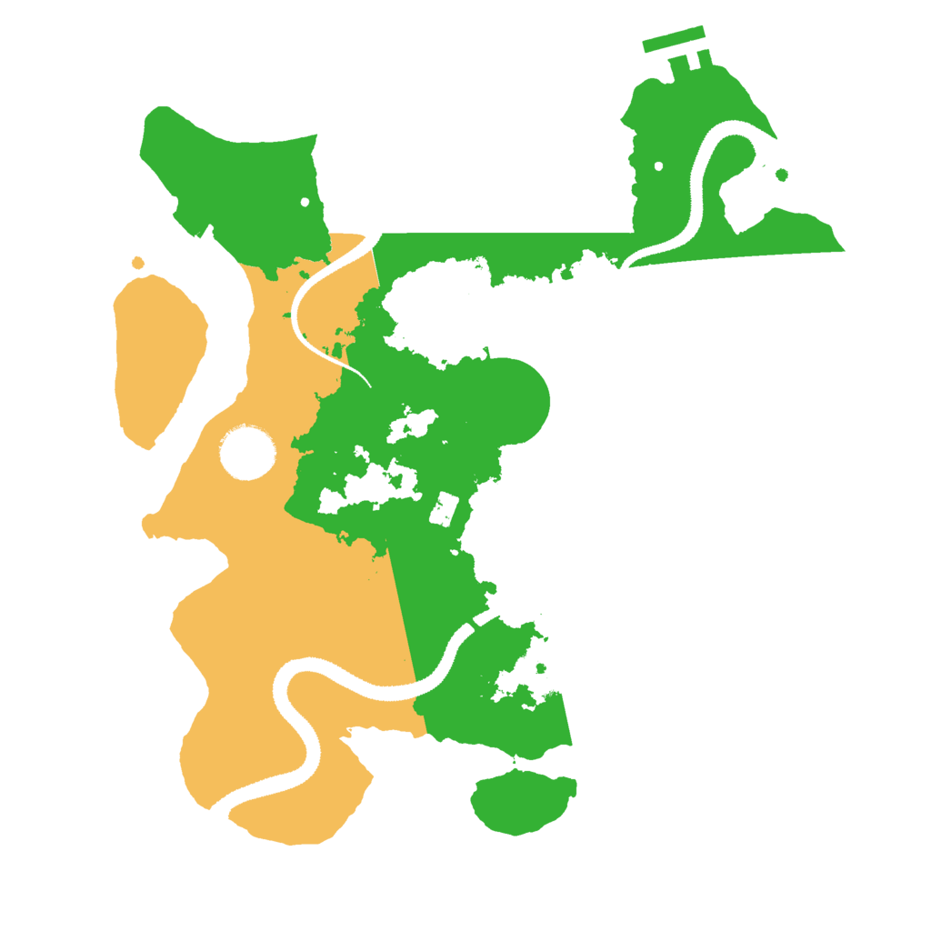 Biome Rust Map: Procedural Map, Size: 3000, Seed: 871648644