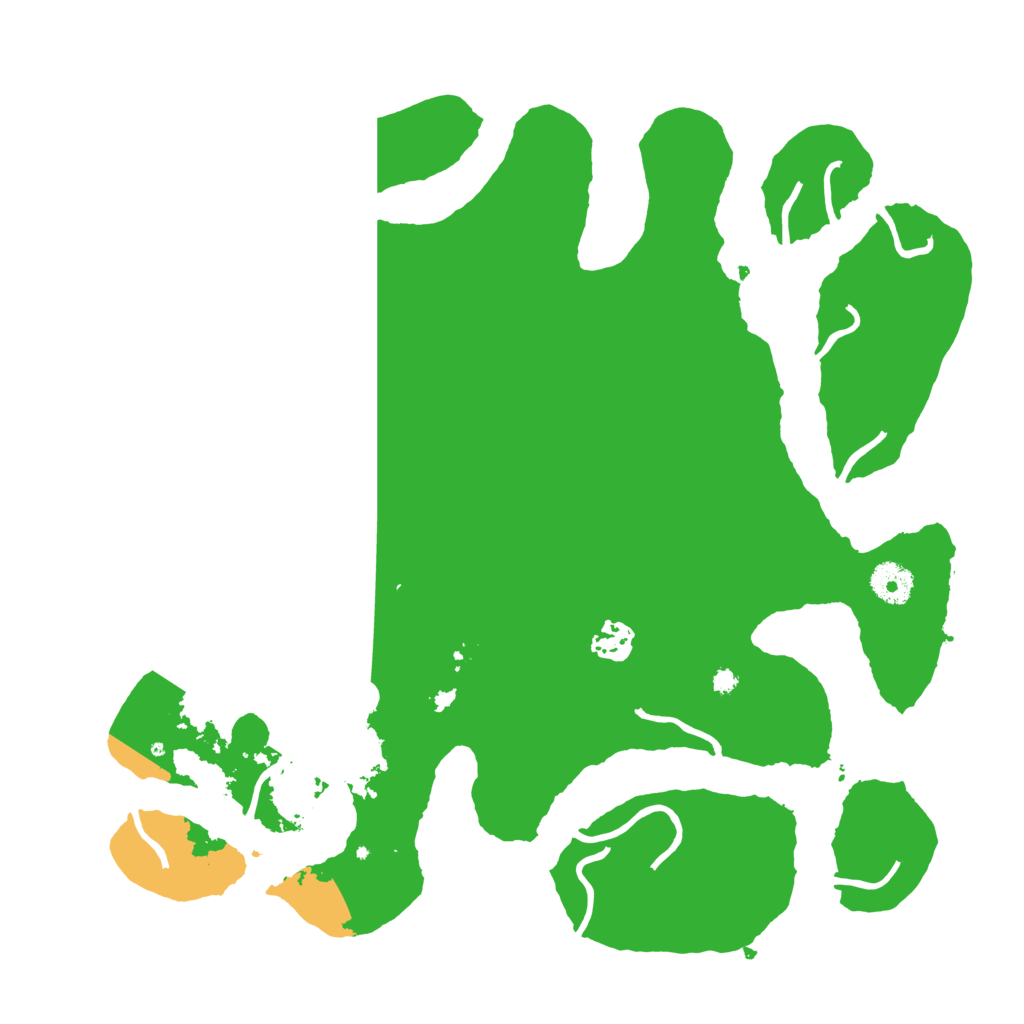 Biome Rust Map: Procedural Map, Size: 3700, Seed: 301543811