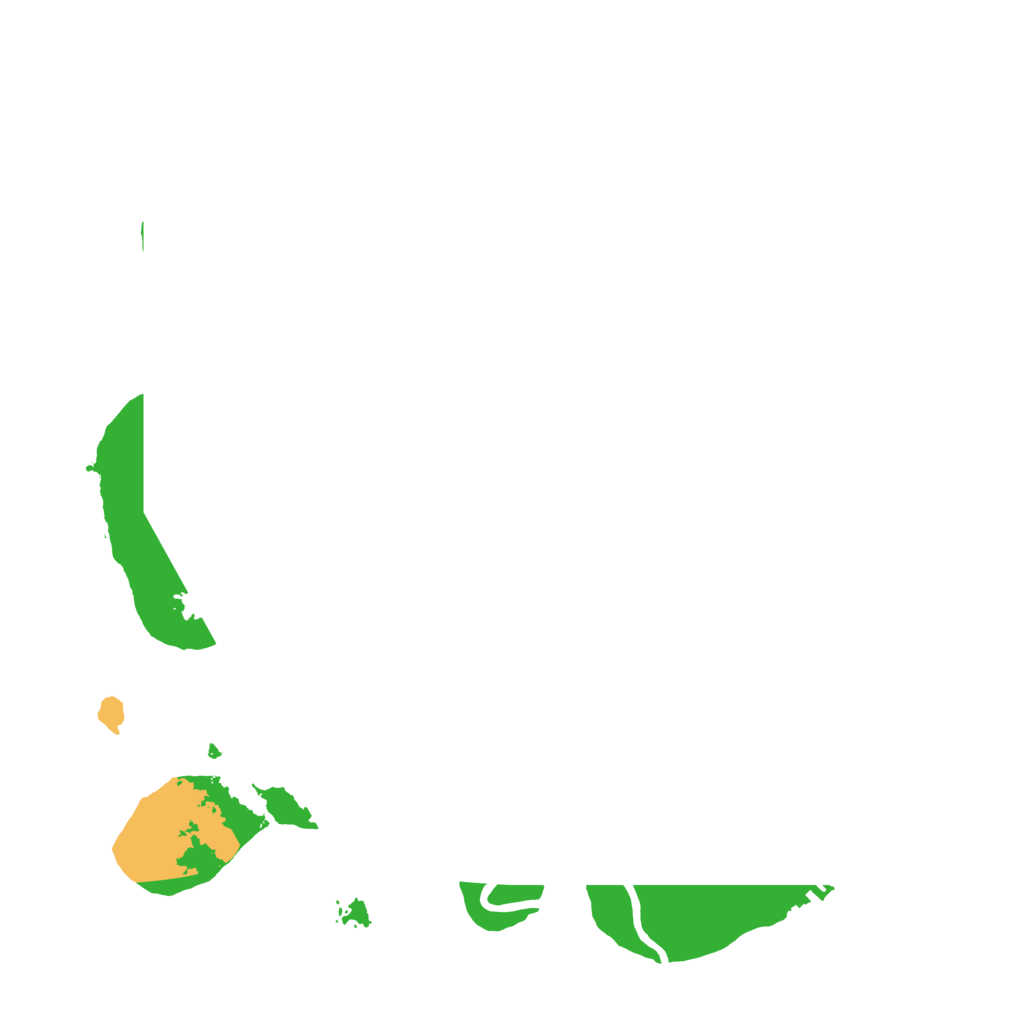 Biome Rust Map: Procedural Map, Size: 3500, Seed: 31914