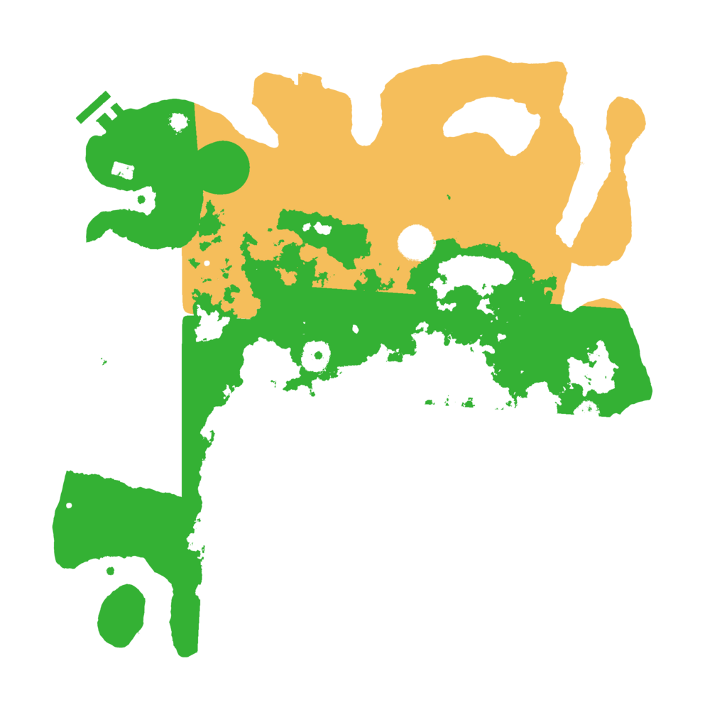 Biome Rust Map: Procedural Map, Size: 3600, Seed: 7896