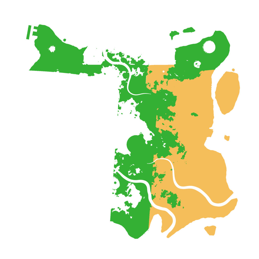 Biome Rust Map: Procedural Map, Size: 3700, Seed: 1150210979