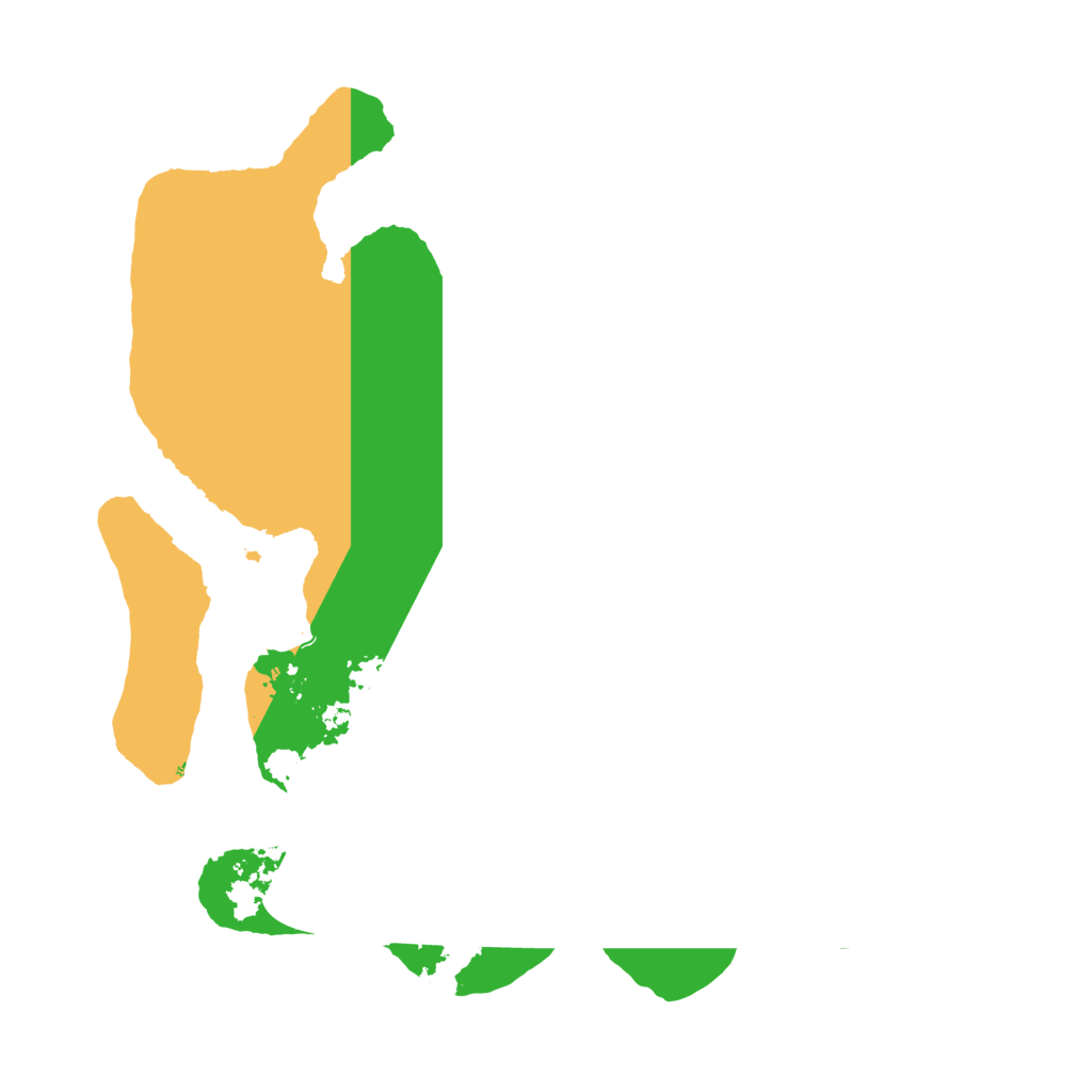 Biome Rust Map: Barren, Size: 3500, Seed: 96066568