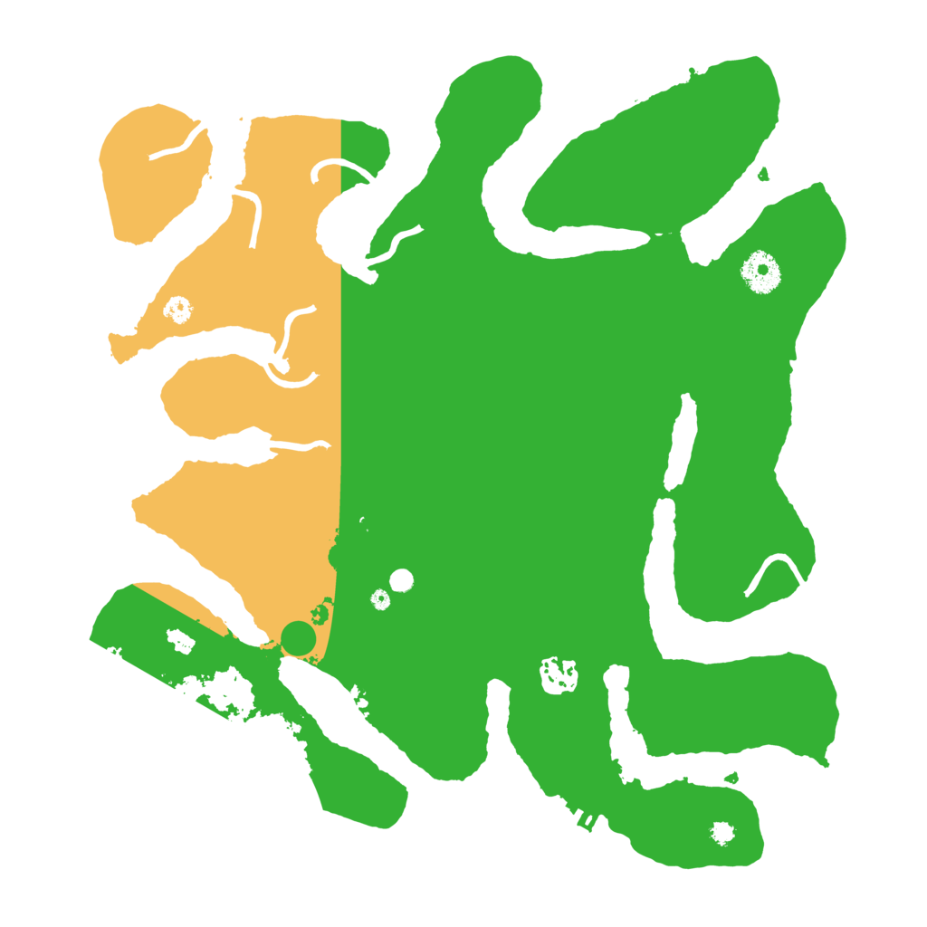 Biome Rust Map: Procedural Map, Size: 3500, Seed: 514502299