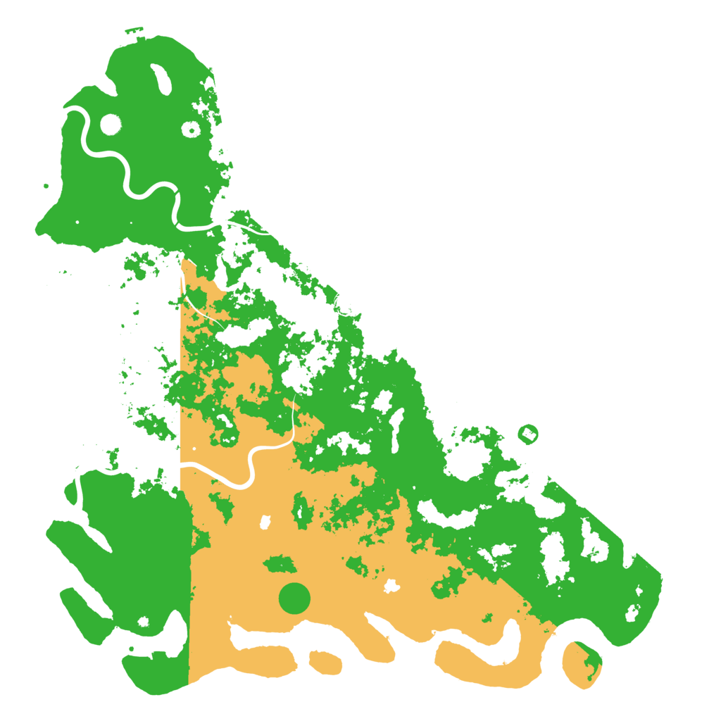 Biome Rust Map: Procedural Map, Size: 6000, Seed: 260119821