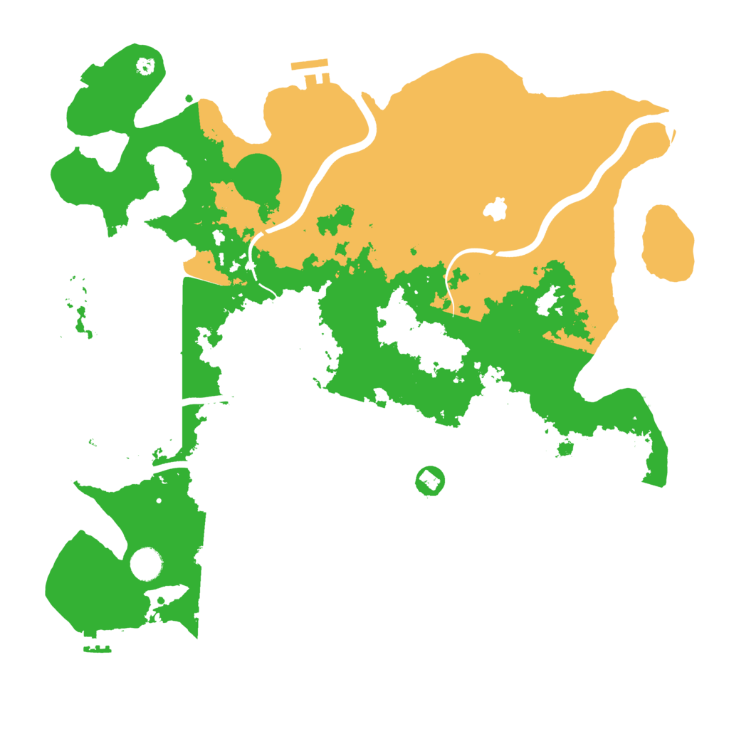 Biome Rust Map: Procedural Map, Size: 4000, Seed: 457324