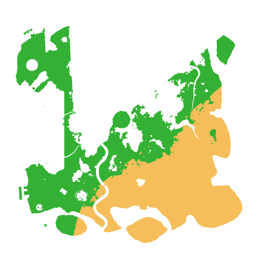 Biome Rust Map: Procedural Map, Size: 4000, Seed: 754201295