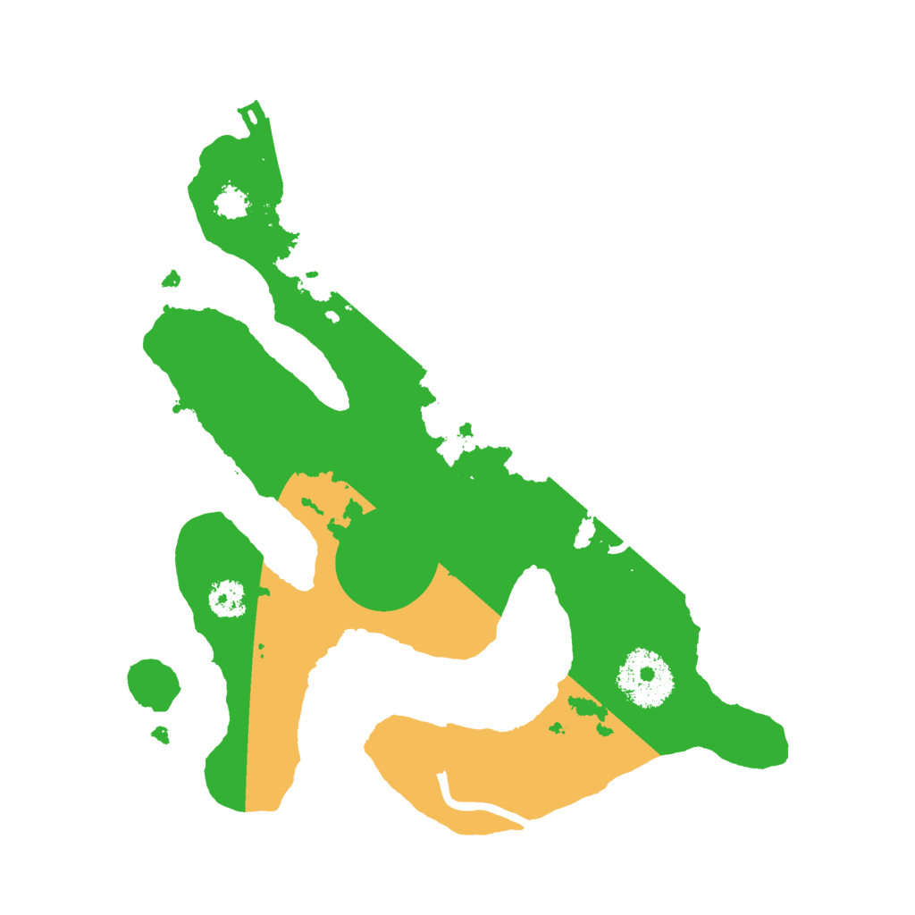 Biome Rust Map: Procedural Map, Size: 2500, Seed: 260119821