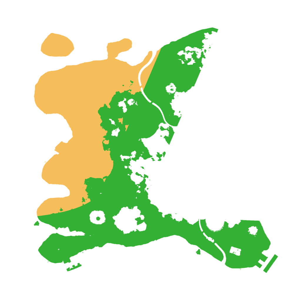Biome Rust Map: Procedural Map, Size: 3000, Seed: 47539