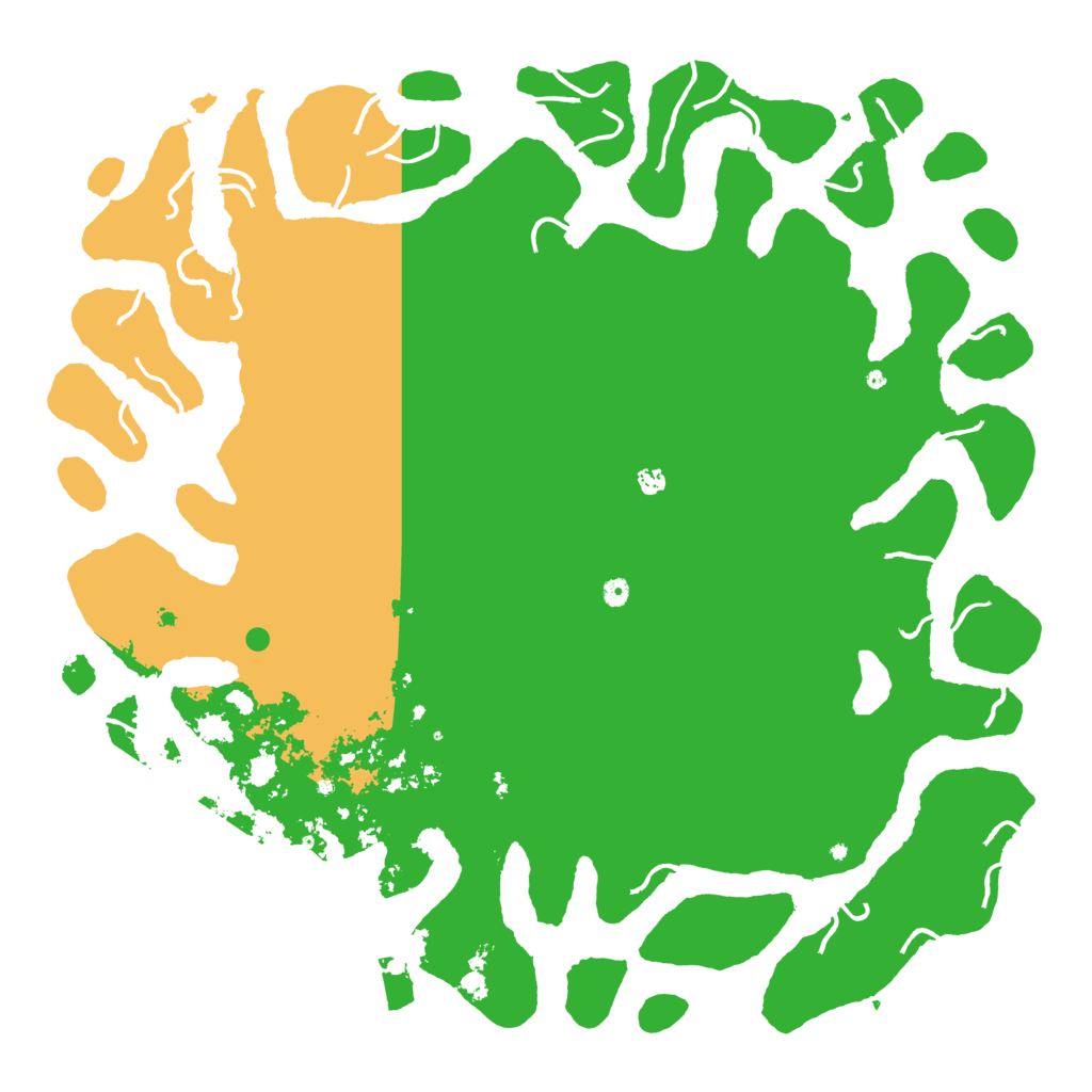 Biome Rust Map: Procedural Map, Size: 6000, Seed: 109064666