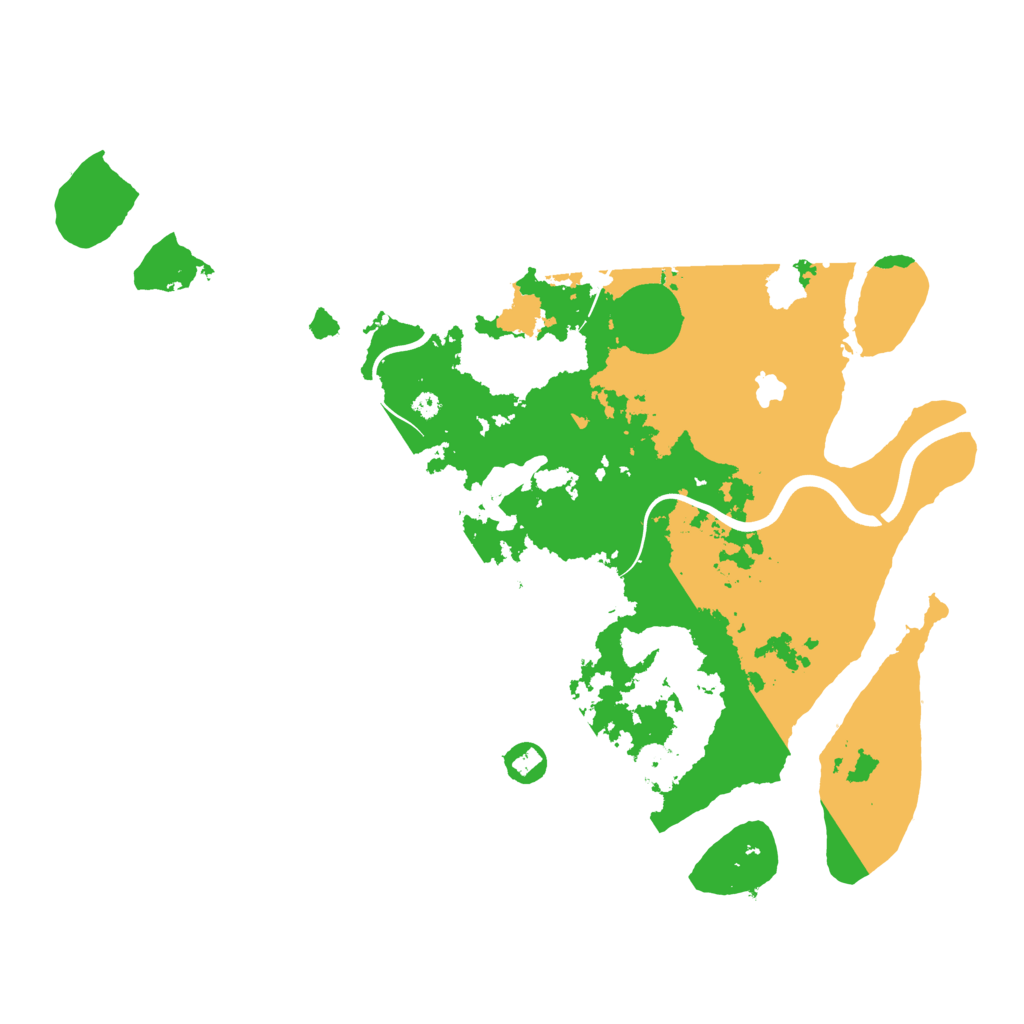 Biome Rust Map: Procedural Map, Size: 4000, Seed: 2021081522