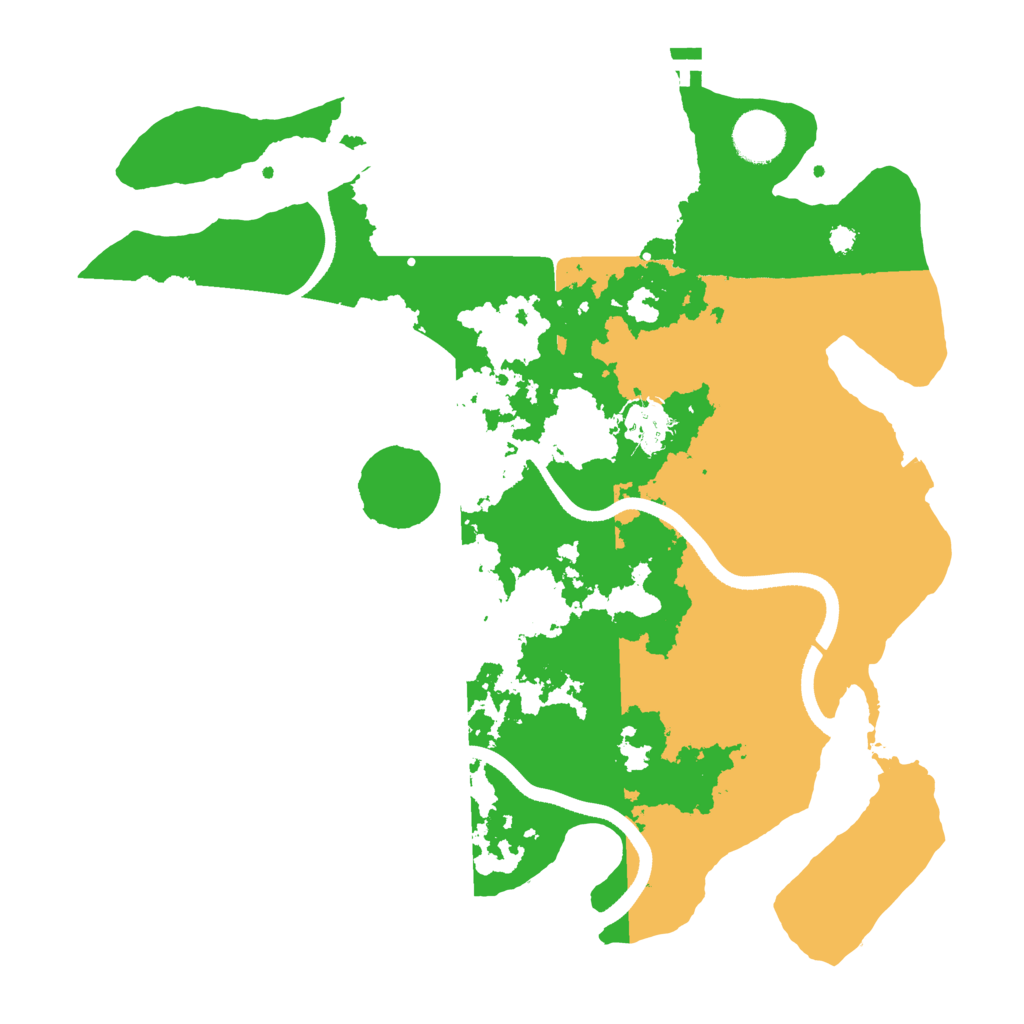 Biome Rust Map: Procedural Map, Size: 3500, Seed: 4010184