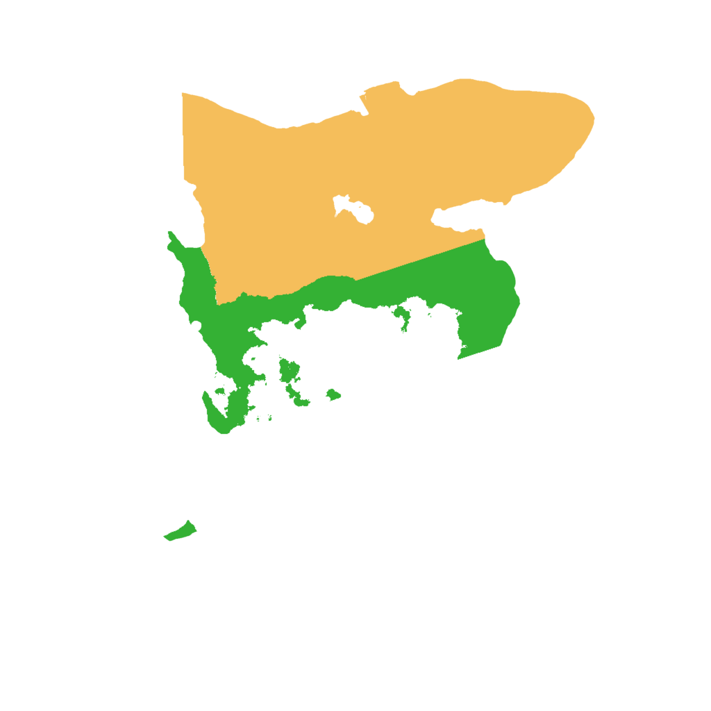 Biome Rust Map: Procedural Map, Size: 2000, Seed: 651631