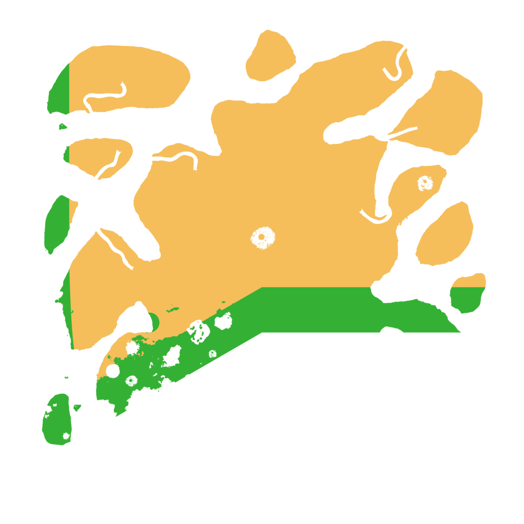 Biome Rust Map: Procedural Map, Size: 3500, Seed: 1985220239