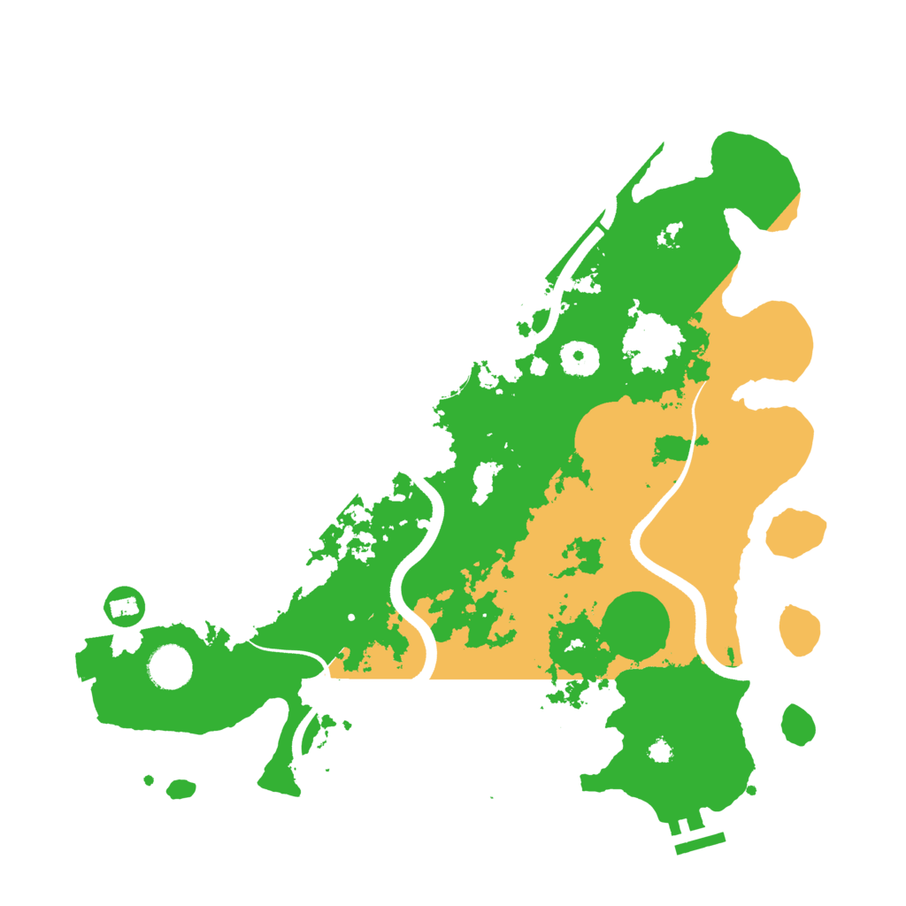 Biome Rust Map: Procedural Map, Size: 3600, Seed: 65483324