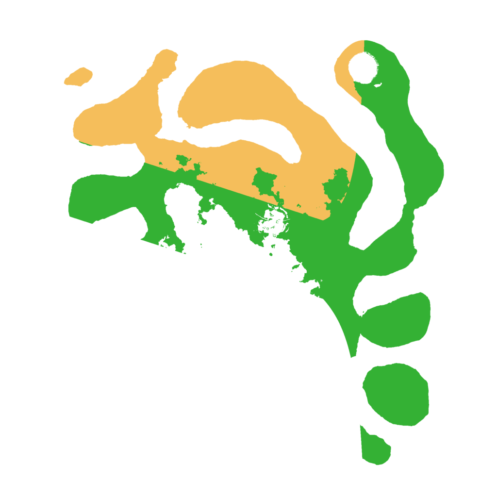 Biome Rust Map: Barren, Size: 3000, Seed: 51561