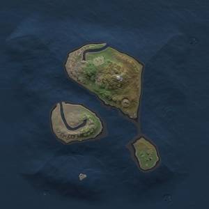 Thumbnail Rust Map: Procedural Map, Size: 1500, Seed: 2500, 6 Monuments