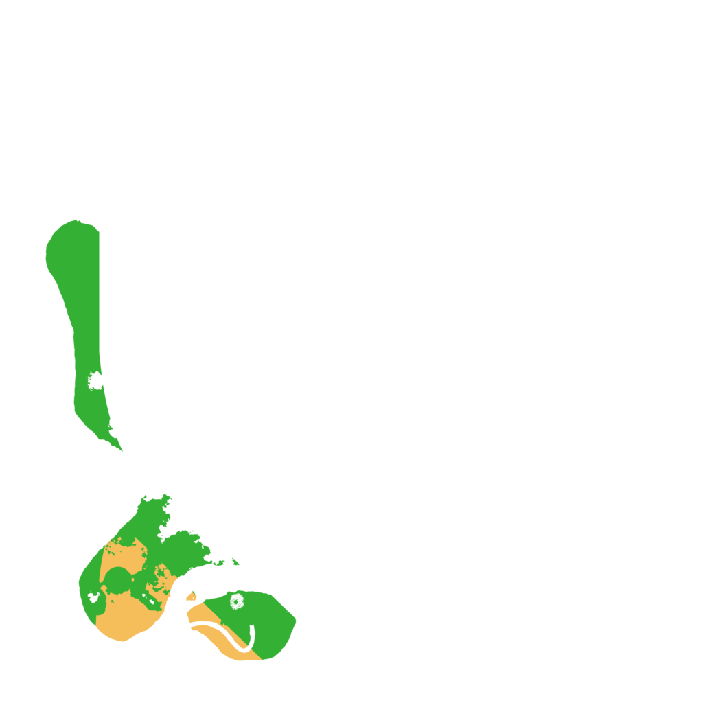 Biome Rust Map: Procedural Map, Size: 3500, Seed: 391430610