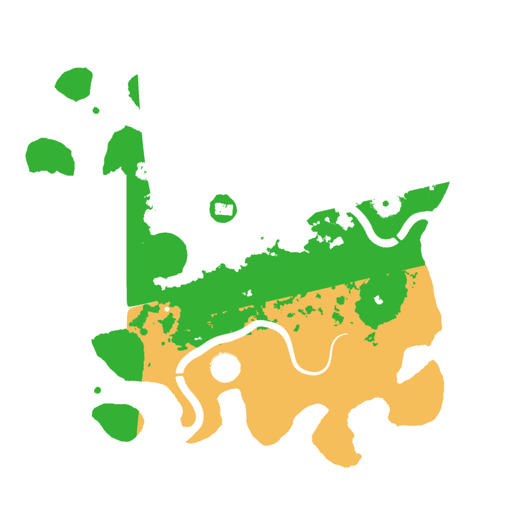 Biome Rust Map: Procedural Map, Size: 3000, Seed: 44395557