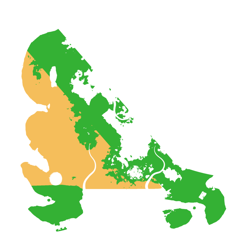 Biome Rust Map: Procedural Map, Size: 3500, Seed: 125747550