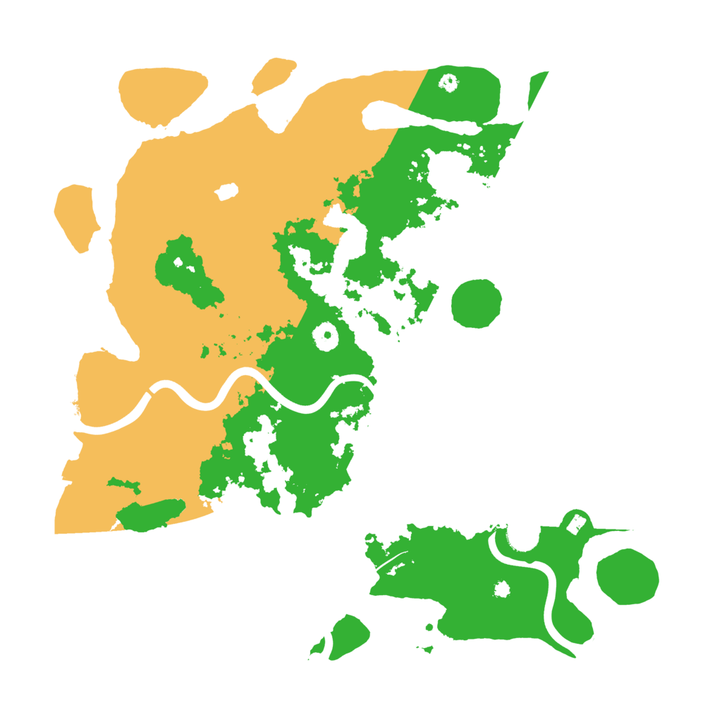 Biome Rust Map: Procedural Map, Size: 4000, Seed: 12345789