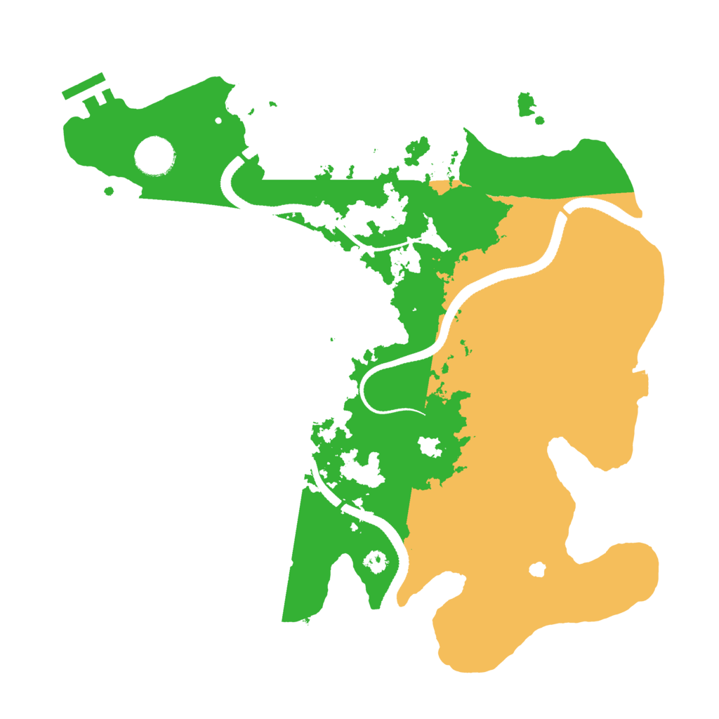 Biome Rust Map: Procedural Map, Size: 3223, Seed: 300031