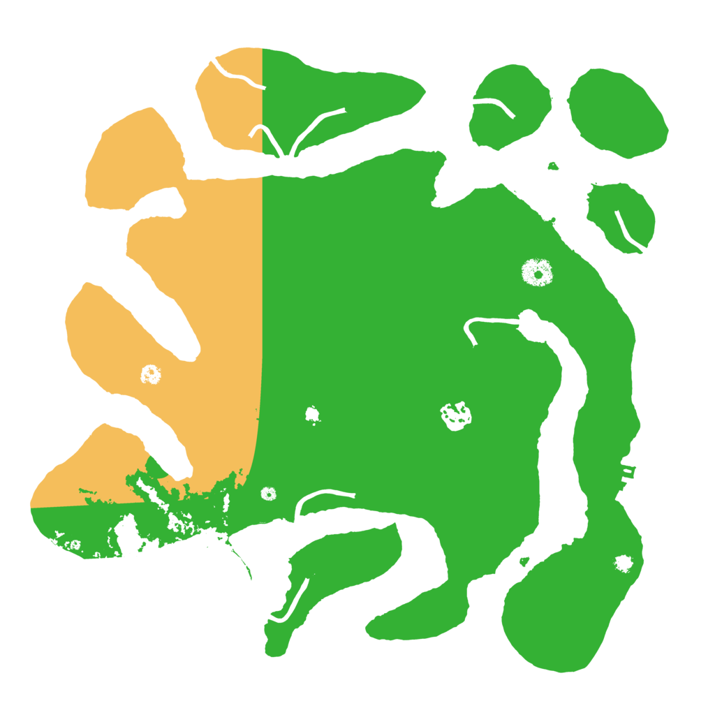 Biome Rust Map: Procedural Map, Size: 3600, Seed: 848181730