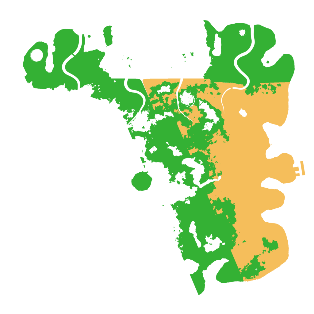 Biome Rust Map: Procedural Map, Size: 4472, Seed: 6163
