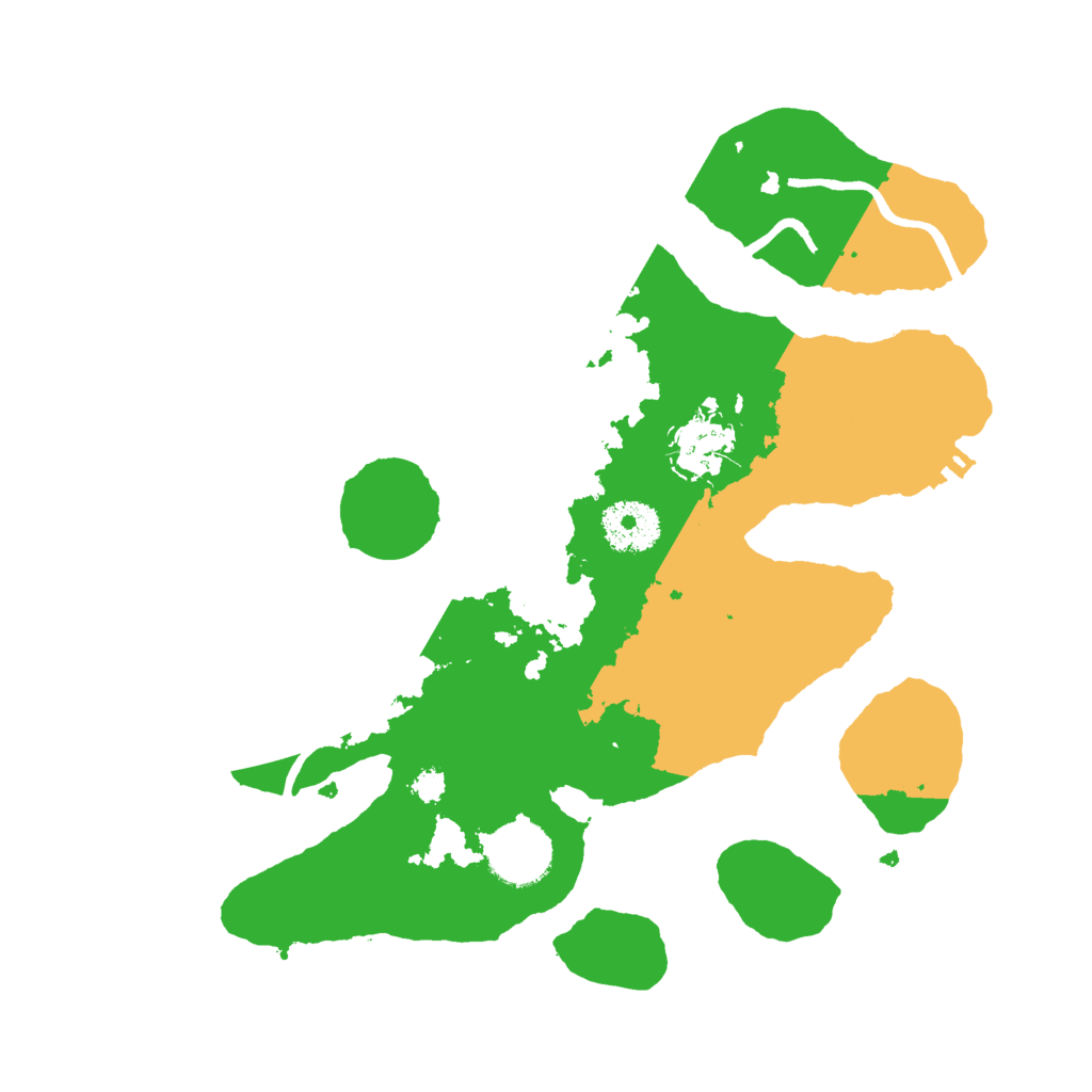 Biome Rust Map: Procedural Map, Size: 3000, Seed: 716225