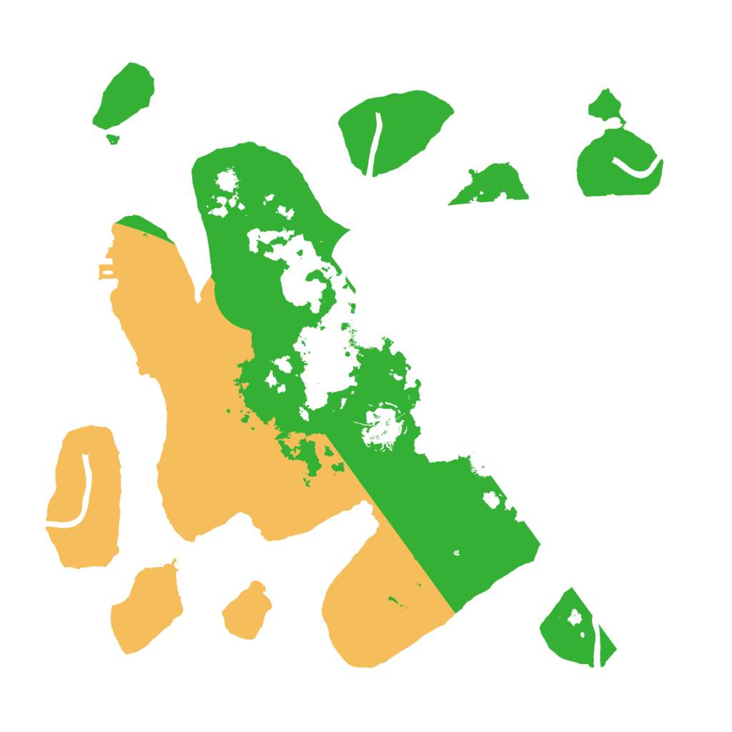 Biome Rust Map: Procedural Map, Size: 3000, Seed: 1372694239