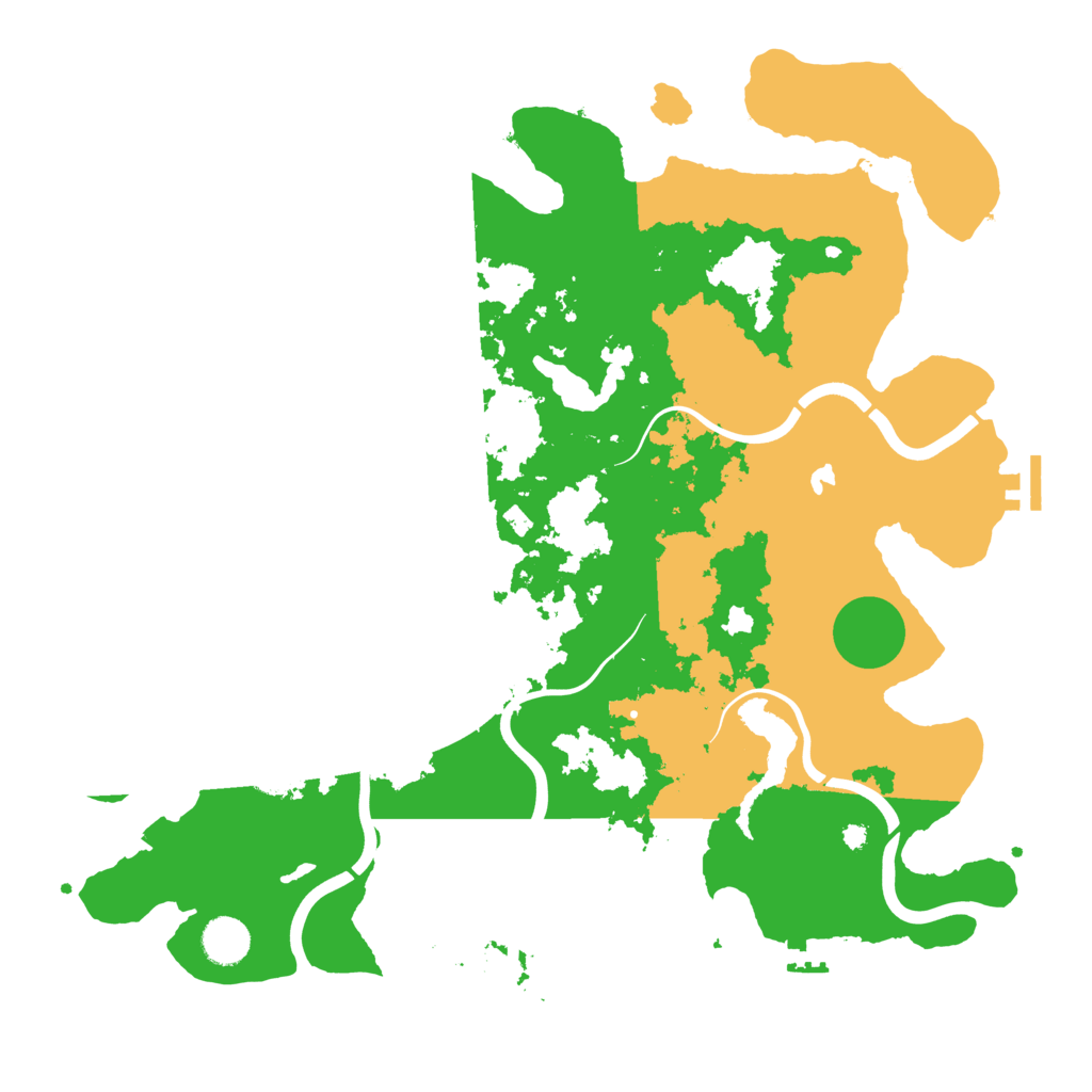 Biome Rust Map: Procedural Map, Size: 4000, Seed: 777944402