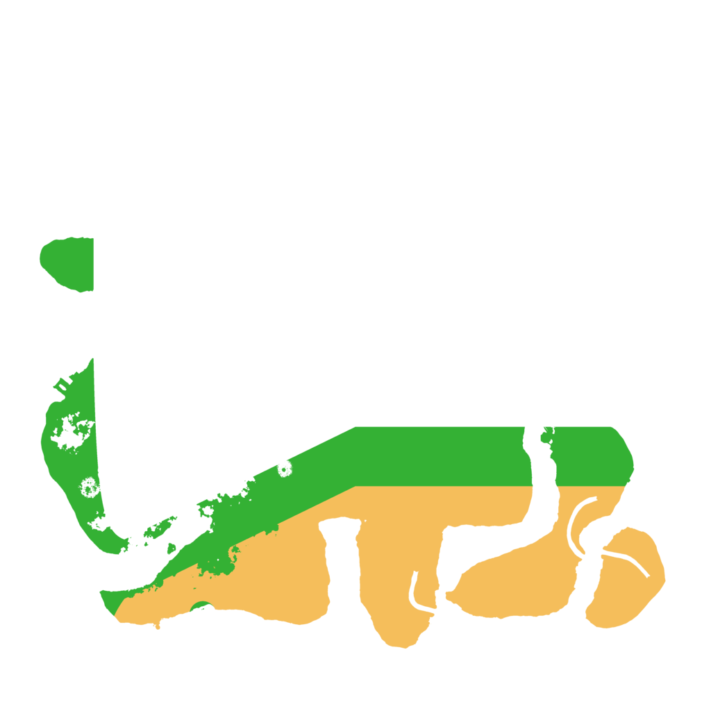 Biome Rust Map: Procedural Map, Size: 3500, Seed: 64357625